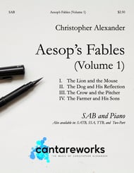 Aesop's Fables SAB choral sheet music cover Thumbnail